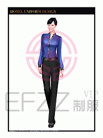 夜總會KTV服務(wù)員制服設(shè)計(jì)圖552
