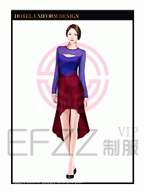 夜總會KTV服務員制服設計圖561