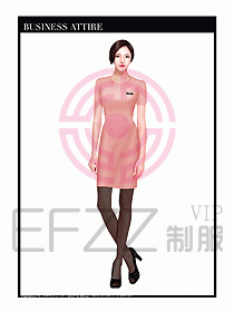職業裝空姐服制服設計圖655