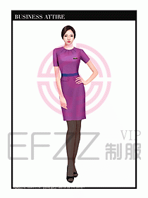 職業裝空姐服制服設計圖657