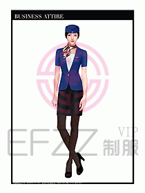 職業(yè)裝空姐服制服設(shè)計(jì)圖664