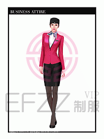 職業(yè)裝空姐服制服設(shè)計圖665