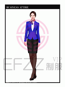 職業(yè)裝空姐服制服設計圖690