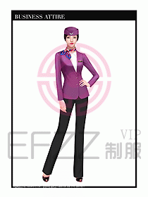職業(yè)裝空姐服制服設(shè)計(jì)圖699