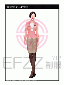 職業(yè)裝空姐服制服設(shè)計圖733