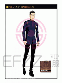 酒店門(mén)童保安行李生制服設(shè)計(jì)997