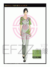 SPA會所服務(wù)生制服設(shè)計(jì)圖426