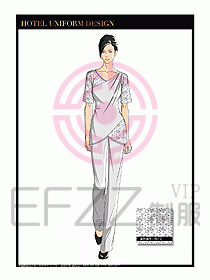SPA會所服務(wù)生制服設(shè)計圖427