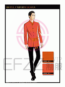 SPA會(huì)所服務(wù)生制服設(shè)計(jì)圖439