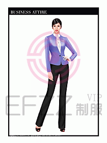 職業裝空姐服制服設計圖744