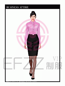職業(yè)裝空姐服制服設計圖749