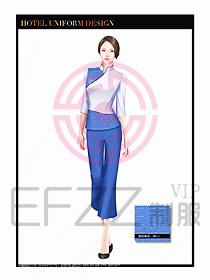 按摩技師美容制服設計1141