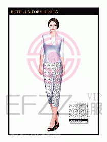 按摩技師美容制服設(shè)計(jì)1146