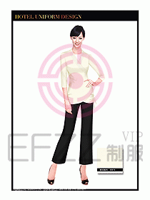 按摩技師美容制服設(shè)計1230
