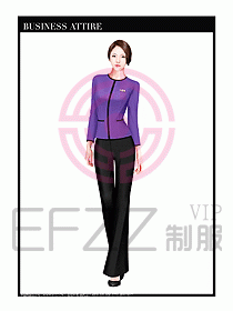 職業裝空姐服制服設計圖778