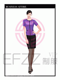 職業裝空姐服制服設計圖787