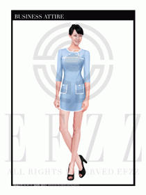 珠寶營業(yè)員職業(yè)裝服務(wù)員制服1386