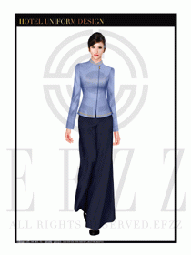 酒店制服西餐咨客服裝設(shè)計(jì)圖527