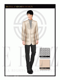 酒店總臺(tái)大堂服務(wù)員制服設(shè)計(jì)圖974