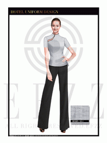 大堂總臺(tái)收銀接待員工制服357