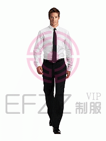 男裝長袖襯衫043