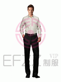 男裝長袖襯衫082