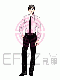 男裝長袖襯衫124