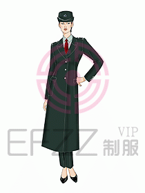 公交汽運(yùn)乘務(wù)員制服004