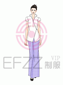 水療會所服務(wù)員制服231