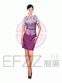 珠寶化妝品營業(yè)員制服813