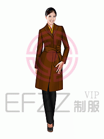 女職業(yè)裝秋冬大衣設計圖056