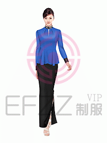 酒店西餐咨客制服設計圖261
