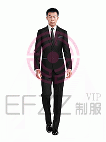 酒店經理職業裝西服296