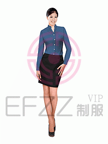 女職業(yè)裝長袖襯衫設(shè)計(jì)圖099