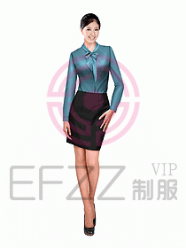 女職業(yè)裝長袖襯衫設計圖120