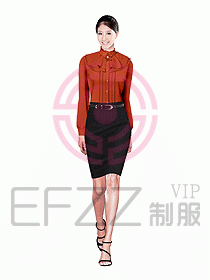 女職業(yè)裝長(zhǎng)袖襯衫設(shè)計(jì)圖133