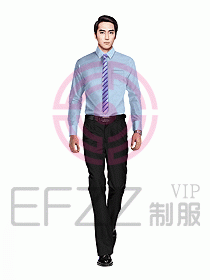 男職業裝長袖襯衫設計圖205