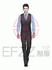 男職業(yè)裝馬夾設(shè)計圖041
