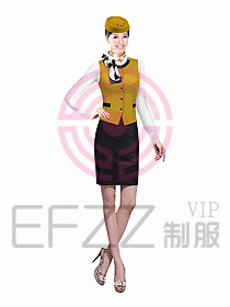 空姐服裝設(shè)計效果圖374