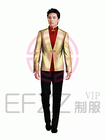 中餐服務(wù)員服裝設(shè)計(jì)效果圖1045