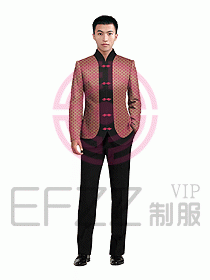 中餐服務(wù)員服裝設(shè)計(jì)效果圖1055