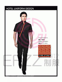 中餐服務(wù)員服裝設(shè)計效果圖1067