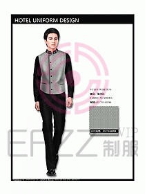 中餐服務(wù)員服裝設(shè)計(jì)效果圖1076