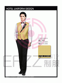 西餐服務(wù)員制服設(shè)計效果圖709