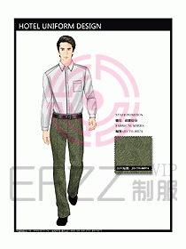 酒店總臺大堂制服設(shè)計圖426