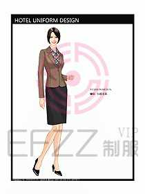 酒店行政管理制服設(shè)計(jì)效果圖297