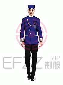 酒店門童制服設計效果圖653