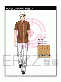 酒店門童制服設(shè)計效果圖667