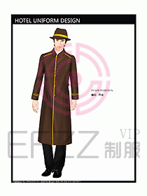 酒店門童制服設(shè)計效果圖676