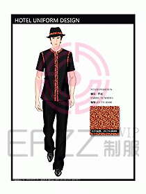 酒店門童制服設(shè)計(jì)效果圖679